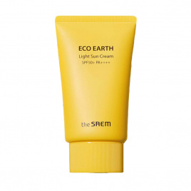 Легкий rрем солнцезащитный, 50 гр | THE SAEM Eco Earth Light Sun Cream SPF 50+/PA++++