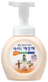 Пенное мыло для рук с ароматом персика увлажнение, дозатор 250 мл | LION Ai-Kekute Foam Hand Soap Peach