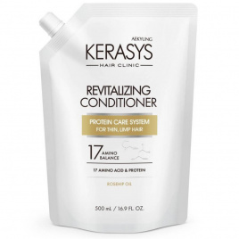 Оздоравливающий кондиционер для волос, запаска, 500 мл | Kerasys Hair Clinic Revitalizing Conditioner