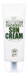 Солнцезащитный крем с экстрактом хауттюйнии, 50 мл | Derma Factory Houttuynia Cordata 65% Sun Cream