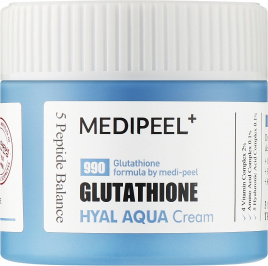 Глубокоувлажняющий крем-гель для сияния кожи, 50 гр | Medi-Peel Glutathione Hyal Aqua Cream