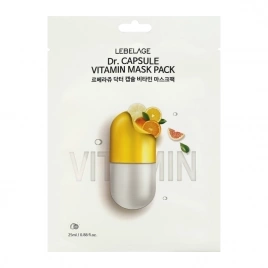 Тканевая маска витаминная, 25 мл | LEBELAGE Dr. CAPSULE VITAMIN MASK PACK