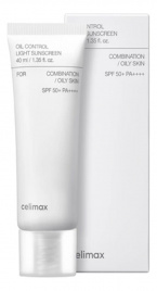 Солнцезащитный крем для жирной кожи, 40 мл | Celimax Oil Control Light Sunscreen SPF50+PA++++