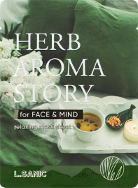 Тканевая маска с экстрактом розмарина и эффектом ароматерапии, 25 мл | L.SANIC Herb Aroma Story Rosemary
