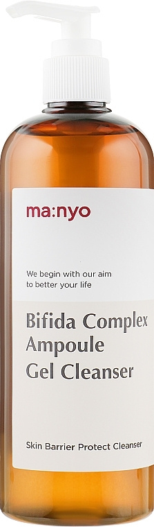 Очищающий гель с бифидокомплексом, 400 мл  | Manyo Factory Bifida Complex Ampoule Gel Cleanser фото 1