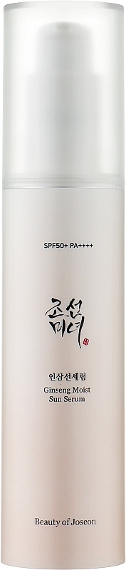 Увлажняющая солнцезащитная cыворотка с женьшенем, 50 мл | Beauty of Joseon Ginseng Moist Sun Serum SPF50+PA++++ фото 1