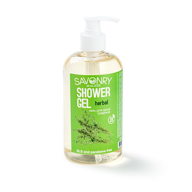 Гель для душа травяной, 500 мл | Savonry Shower Gel Herbal фото 1