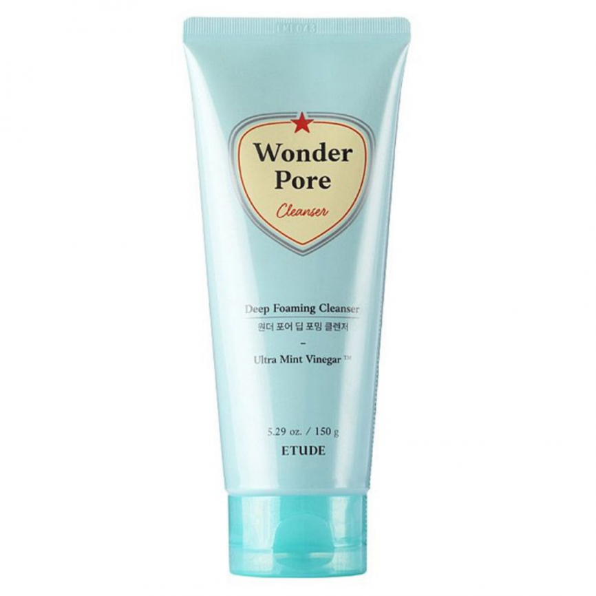 Очищающая пенка для кожи с расширенными порами, 170 мл | ETUDE HOUSE Wonder Pore Deep Foaming Cleanser фото 1