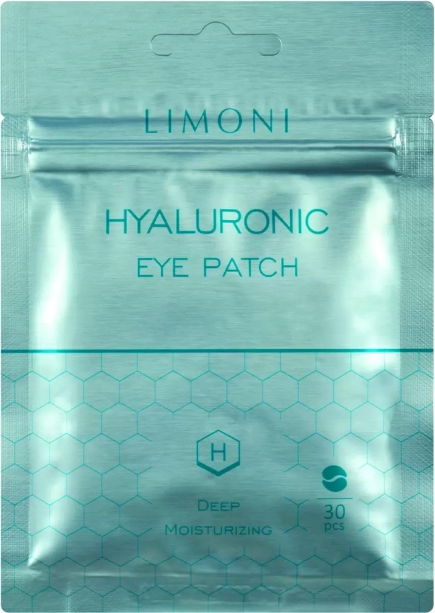 Увлажняющие патчи для век с гиалуроновой кислотой, 30 шт | LIMONI Hyaluronic Eye Patch фото 1