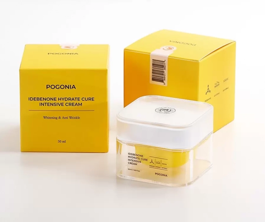 Укрепляющий крем с идебеноном, 50 мл | Pogonia Idebenone Hydrate Cure Intensive Cream фото 2