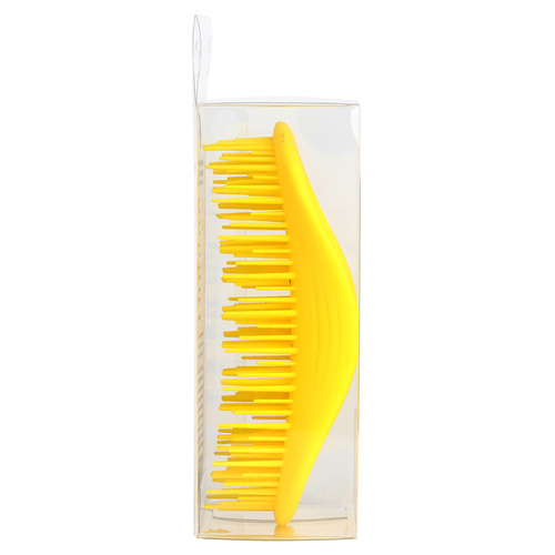 Расческа для волос с ароматом лимона мини, 1 шт | SOLOMEYA  Aroma Brush for Wet&Dry Hair Lemon Mini фото 2