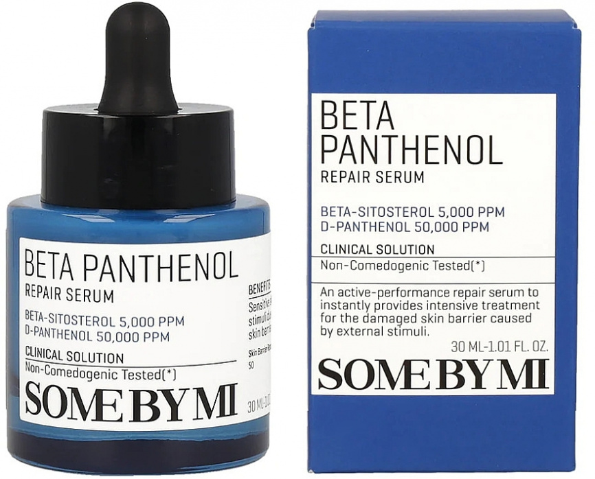 Сыворотка с бета-пантенолом и пробиотиками, 30 мл | SOME BY MI Beta Panthenol Repair Serum фото 1