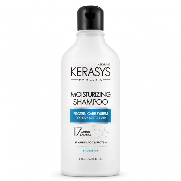 Увлажняющий шампунь для волос, 180 мл | Kerasys Hair Clinic Moisturizing Shampoo фото 1