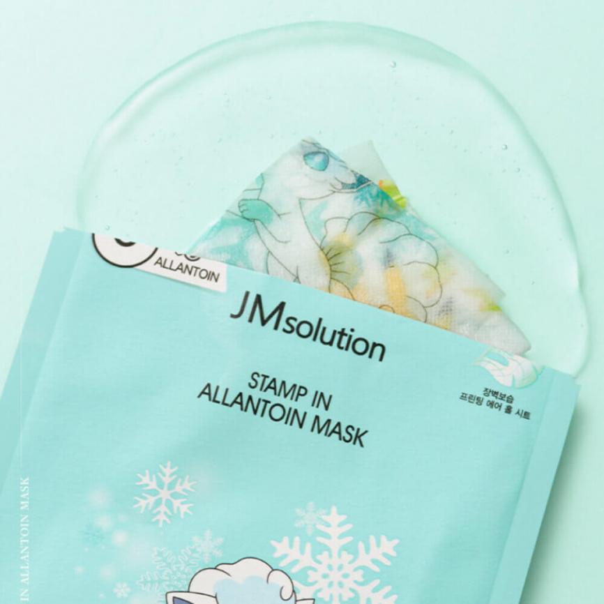 Увлажняющая тканевая маска с аллантоином, 30 мл | JMsolution STAMP IN ALLANTOIN MASK POKEMON фото 2