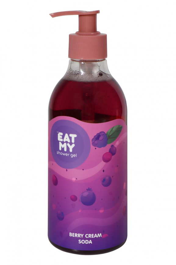 Гель для душа "Ягодная крем-сода", 400 мл | EAT MY Shower Gel Berry Cream Soda фото 1