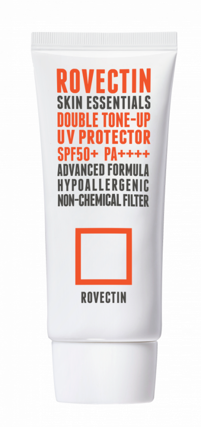 Солнцезащитный крем, 50 мл | ROVECTIN Skin Essentials Double Tone-up UV Protector SPF50+ PA++++ фото 1