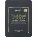 Гидрогелевые патчи для глаз с черным жемчугом и золотом, 2 шт (1 пара) | PETITFEE Black Pearl & Gold Hydrogel Eye Patch