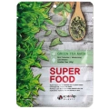 Маска для лица тканевая с зеленым чаем, 23 мл | EYENLIP SUPER FOOD GREEN TEA MASK 