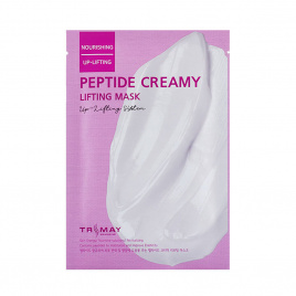 Тканевая маска для лица кремовая, 35 мл | TRIMAY Peptide Creamy Lifting Mask