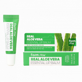 Бальзам для губ с алоэ, 10 мл | FarmStay Real Aloe Vera Essential Lip Balm