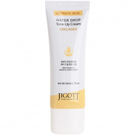 Увлажняющий крем для лица увлажняющий с коллагеном, 50 мл | JIGOTT Ultimate Real Collagen Water Drop Tone Up Cream