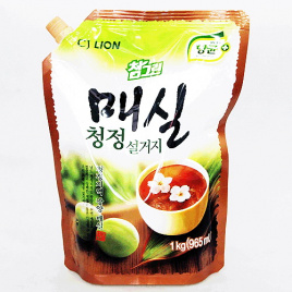 Средство для посуды, фруктов, овощей Японский абрикос, мягкая упаковка 1000 гр | LION Chamgreen