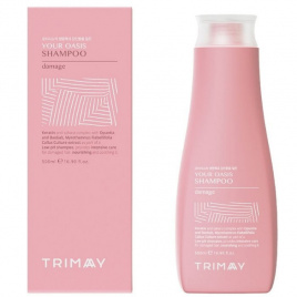 Кератиновый шампунь с иерихонской розой, 500 мл | TRIMAY Your Oasis Shampoo Damage Keratin