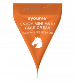 Крем для лица с лошадиным жиром, 1шт*3гр | AYOUME Enjoy Mini Mayu Face Cream