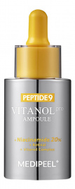 Лифтинг-сыворотка для ровного тона и сияния, 30 мл | Medi-Peel Peptide 9 Vitanol Ampoule PRO