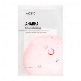 Обновляющая тканевая маска с кислотами, 30 гр | Nacific AHA BHA Balancing Mask Pack