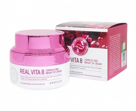 Крем для лица питательный, 50 мл | ENOUGH Real Vita 8 Complex Pro Bright Up Cream