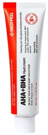 Регенерирующий крем с кислотами, 30 мл | Medi-Peel AHA BHA Hyal Cream 28 Days