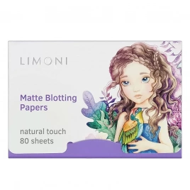 Матирующие салфетки для лица, 80 шт | LIMONI Matte Blotting Papers Lilac