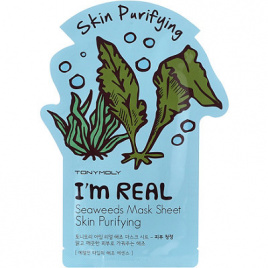 Маска тканевая с экстрактом водорослей, 21 мл | TONY MOLY I’m Real Seaweeds Mask Sheet