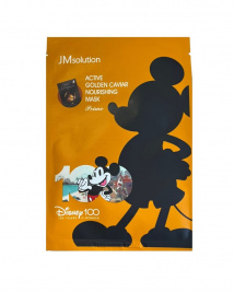 Тканевая маска с золотом и икрой, 30 мл | JMsolution Disney Active Golden Caviar Nourishing Mask Prime