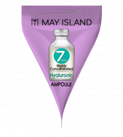 Сывротка увлажняющая с гиалуроновой кислотой, 1шт/3мл | May Island 7Days Highly Concentrated Hyaluronic Ampoule
