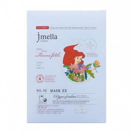 Тканевая маска с гиалуроновой кислотой и ароматом личи, лилии и ванили, 30 мл | JMELLA In France Disney Daily Mask EX Femme Fatale