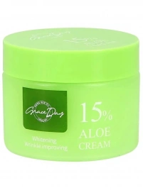 Крем для лица с алоэ 15%, 50 мл | Grace Day CREAM ALOE