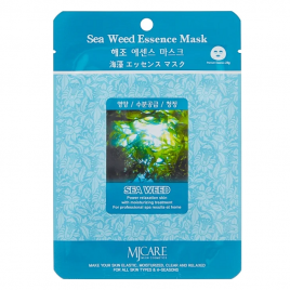 Маска тканевая морские водоросли, 23 гр | MIJIN Sea Weed Essence Mask