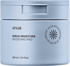 Увлажняющие тонер-пэды с берёзовым соком, 70 шт | ANUA Birch Moisture Boosting Pad