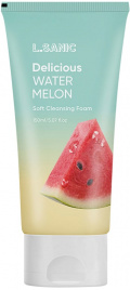 Очищающая пенка для умывания с экстрактом арбуза, 150 мл | L.SANIC Delicious Watermelon Soft Cleansing Foam