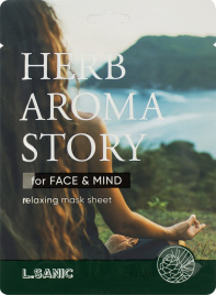 Тканевая маска с экстрактом кедра и эффектом ароматерапии, 25 мл | L.Sanic Herb Aroma Story Cedar