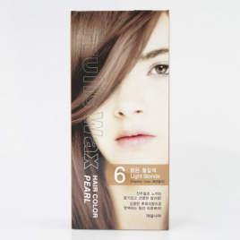 Краска для волос на фруктовой основе, 60мл+60гр | WELCOS Fruits Wax Pearl Hair Color #06 