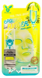 Тканевая маска для лица Чайное Дерево, 23 мл | Elizavecca TEA TREE DEEP POWER Ringer mask pack