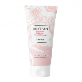 Очищающая маска с розовой глиной и цинком, 150 гр | Heimish All Clean Pink Clay Purifying Wash Off Mask