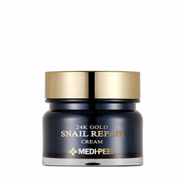 Крем для лица с коллоидным золотом и муцином улитки, 50 мл | Medi-Peel Luxury 24K Gold Snail Cream