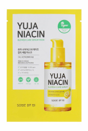 Тканевая маска для лица с экстрактом юдзу, 25 гр | SOME BY MI YUJA NIACIN BLEMISH CARE SERUM MASK
