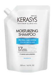 Увлажняющий шампунь для волос, запаска 500 мл | Kerasys Hair Clinic Moisturizing Shampoo