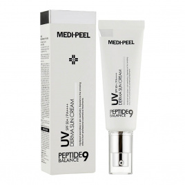 Солнцезащитный крем, 50 мл | Medi-Peel Peptide 9 Balance UV Derma Sun Cream SPF50+ PA++++