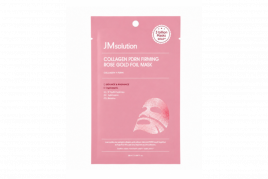 JMsolution Тканевая маска COLLAGEN PDRN FIRMING ROSE GOLD FOIL MASK 28 гр